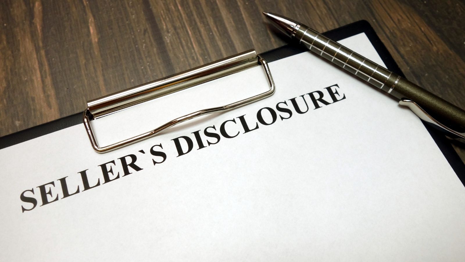 What Sellers Need to Know About Disclosures